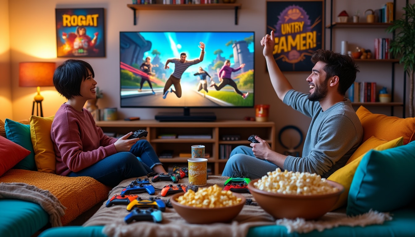 découvrez nos conseils pratiques pour organiser une soirée jeux vidéo inoubliable en mode coop ! apprenez à choisir les meilleurs jeux, à aménager votre espace de jeu, à préparer des snacks savoureux et à créer une ambiance conviviale pour vivre des moments de partage et de plaisir avec vos amis.