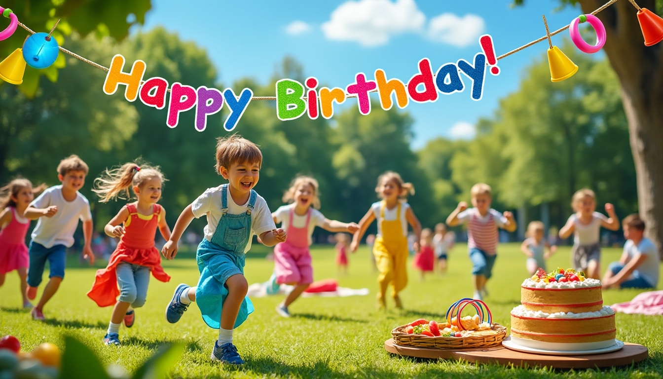 découvrez des idées de jeux d'extérieur amusants et créatifs pour animer l'anniversaire de votre enfant. transformez cette journée spéciale en un moment inoubliable avec des activités ludiques adaptées à tous les âges et qui raviront petits et grands !