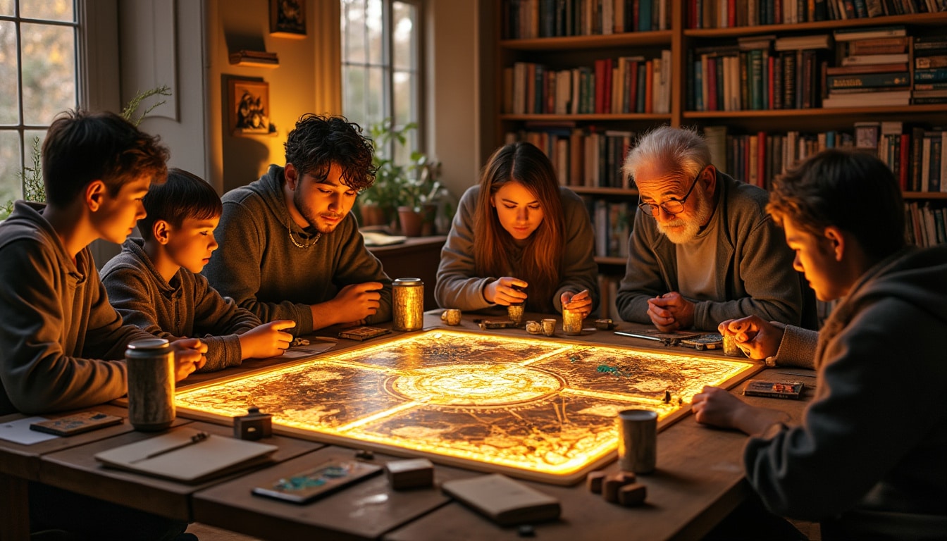découvrez l'univers fascinant des jeux de société mêlant stratégie et narration. plongez dans des histoires captivantes autour d'un plateau et partagez des moments inoubliables avec vos amis et votre famille. explorez des mécaniques de jeu innovantes qui transforment chaque partie en une véritable aventure narrative.