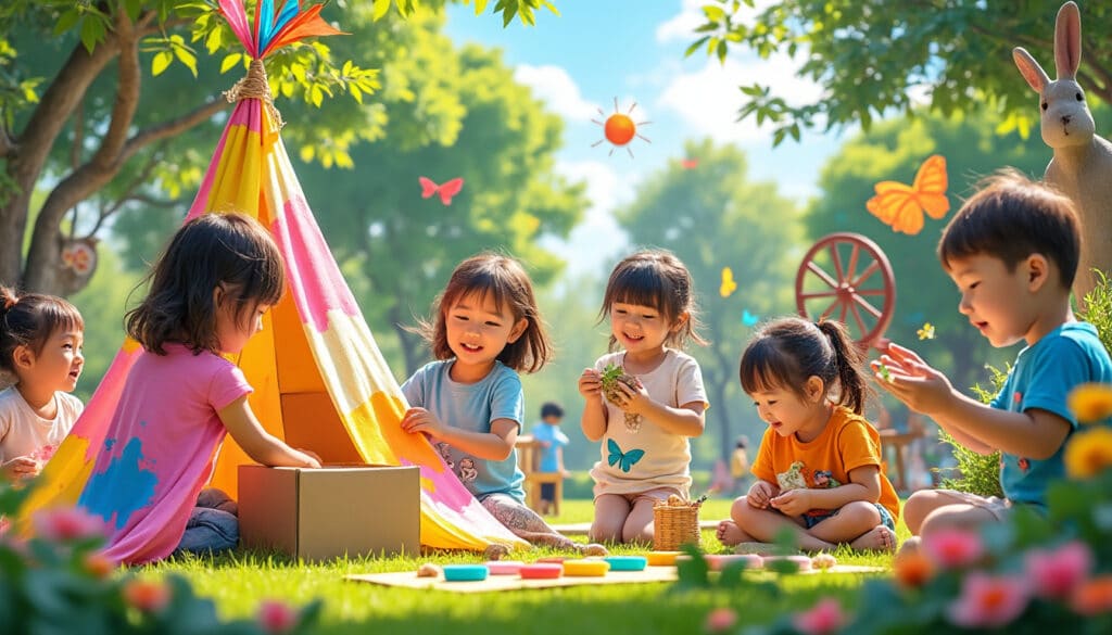 découvrez des jeux d'extérieur captivants qui encouragent la créativité et l'imagination de vos enfants. stimulez leur esprit tout en les amusant grâce à des activités ludiques en plein air.