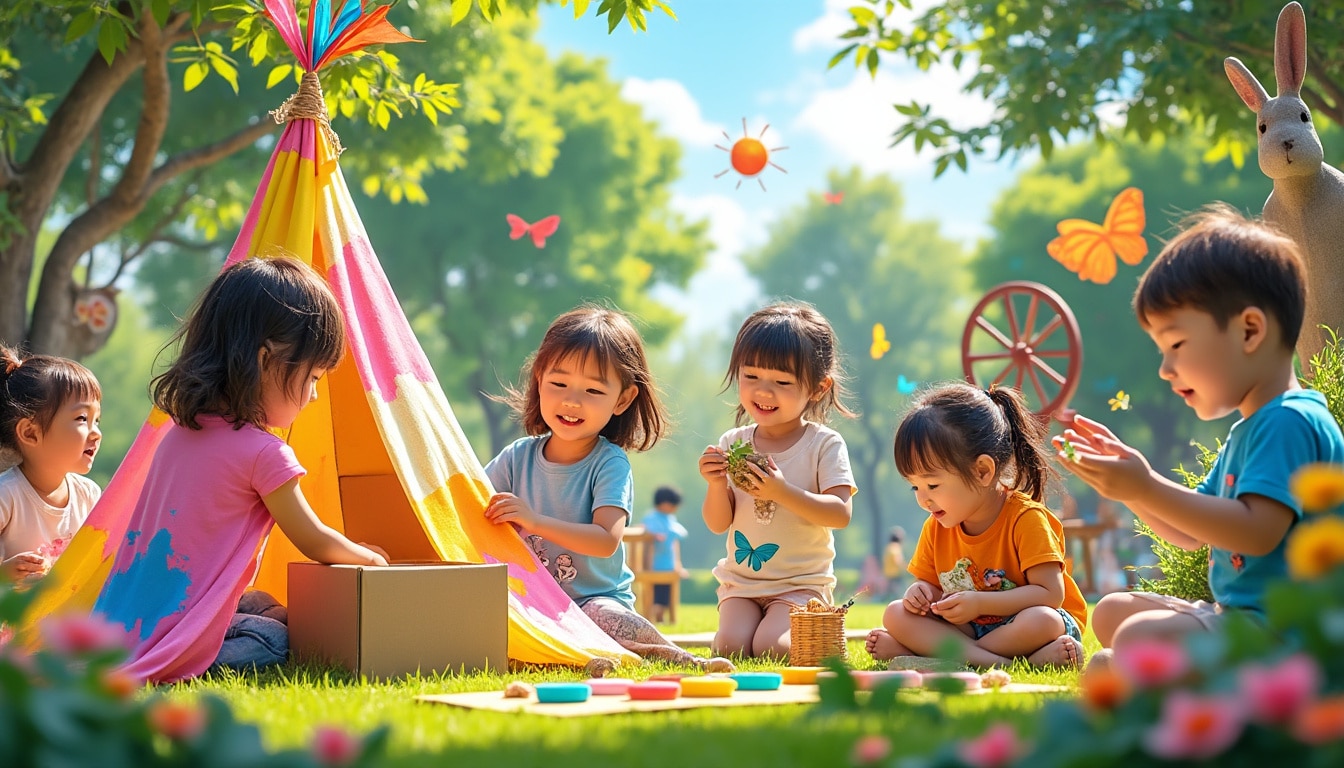 découvrez des jeux d'extérieur captivants qui encouragent la créativité et l'imagination de vos enfants. stimulez leur esprit tout en les amusant grâce à des activités ludiques en plein air.