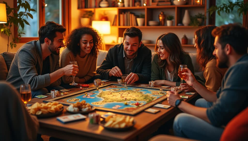 découvrez notre sélection des meilleurs jeux de plateau pour animer vos soirées entre amis. que vous soyez amateur de stratégie, de coopération ou de rires, trouvez le jeu parfait pour créer des souvenirs inoubliables et passer des moments conviviaux en bonne compagnie.