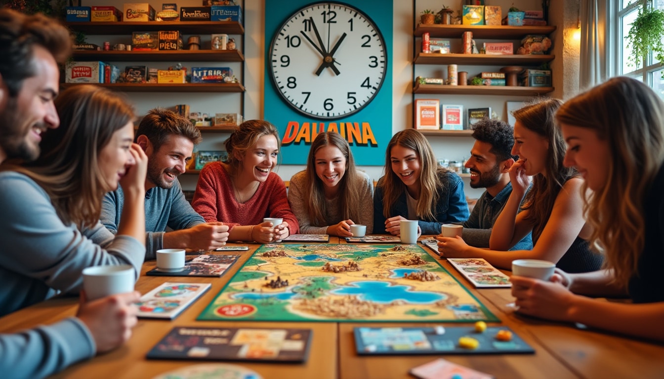 participez à notre marathon de jeux de société ! des heures d'amusement et de stratégie vous attendent. rejoignez-nous pour relever le défi de tenir le rythme tout au long de cette journée palpitante, entouré de passionnés et découvrez de nouveaux jeux dans une ambiance conviviale.