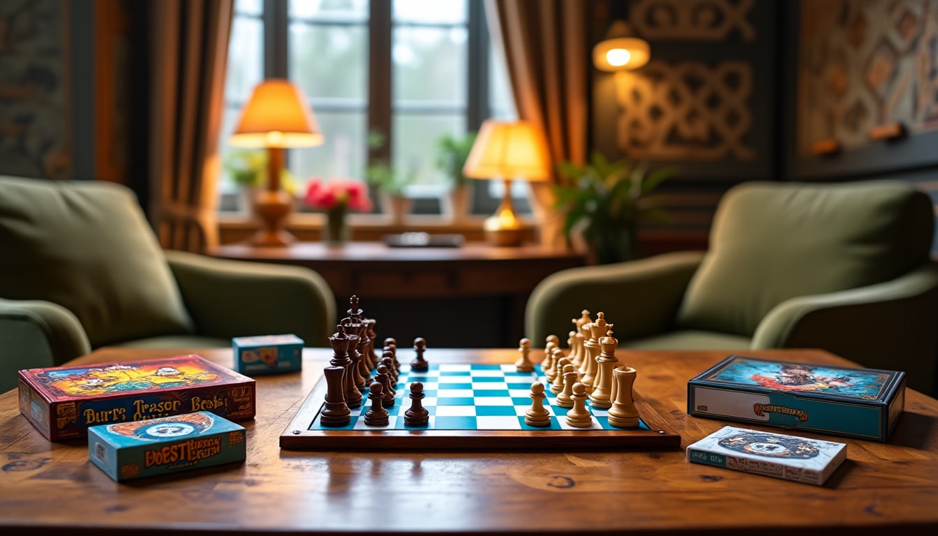 découvrez notre sélection de jeux de société à deux joueurs, idéale pour des tête-à-tête ludiques. que vous soyez amateurs de stratégie, de coopération ou de compétition, trouvez le jeu parfait pour animer vos soirées en duo et créer des moments inoubliables.
