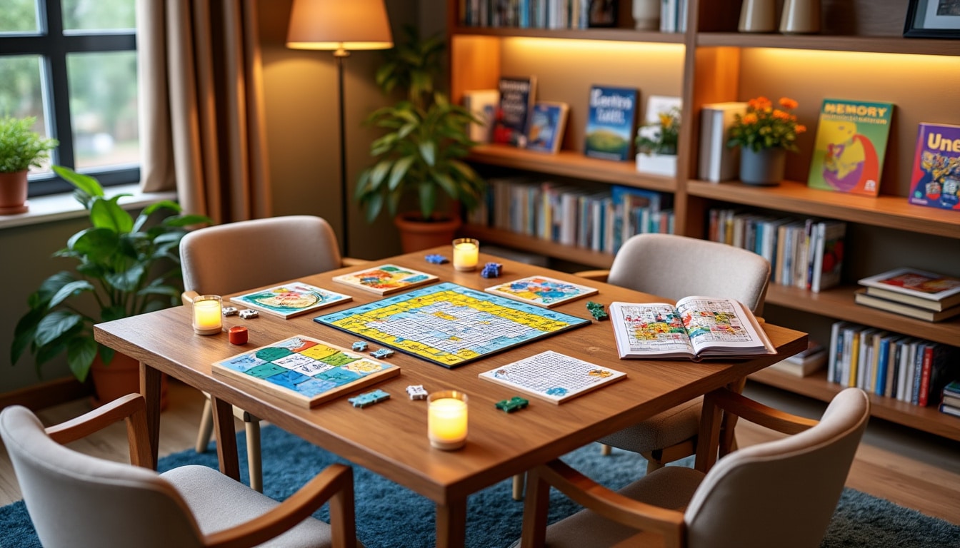découvrez notre sélection de jeux d’intérieur conçus pour stimuler votre mémoire et améliorer votre concentration. que vous cherchiez des activités ludiques en solo ou en groupe, trouvez le jeu parfait pour défier votre esprit tout en vous amusant.