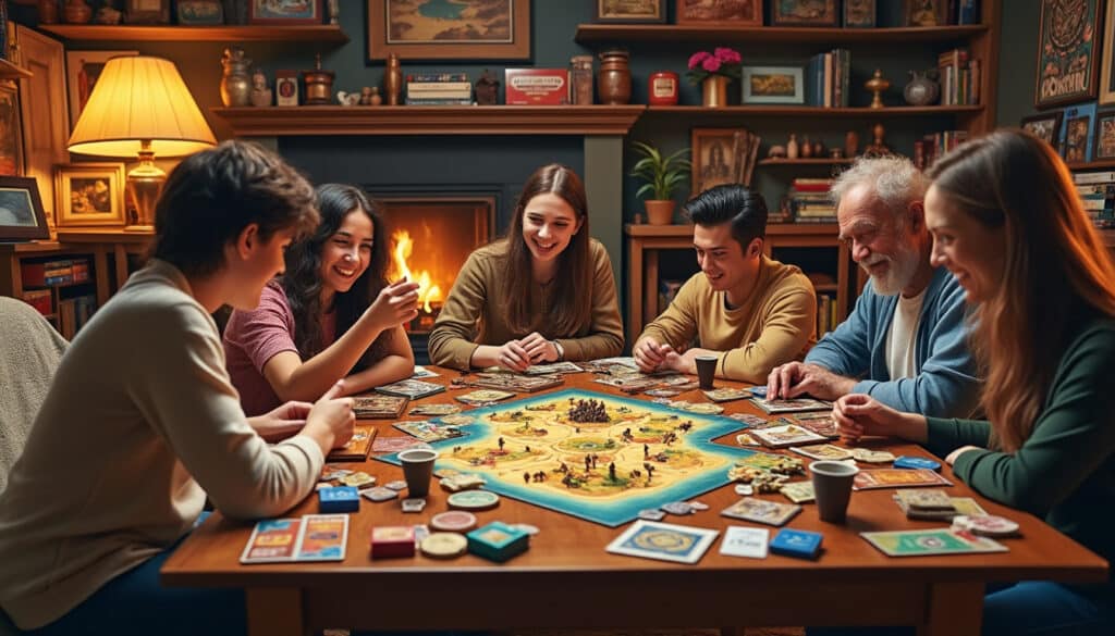 découvrez notre sélection de 10 jeux de table captivants qui favorisent l'esprit d'équipe tout en laissant place à la compétition. parfaits pour des soirées entre amis, ces jeux vous rapprocheront sans nécessiter de coopération totale. préparez-vous à relever le défi et à vous amuser tout en affinant vos stratégies!