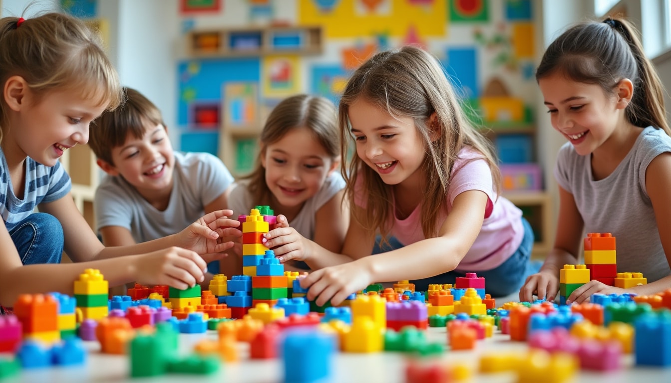 découvrez une sélection de jeux de construction et d’assemblage qui stimulent la créativité et l'imagination des enfants. idéaux pour s’amuser en intérieur, ces jeux encouragent le développement de compétences essentielles tout en garantissant des heures de divertissement à la maison.
