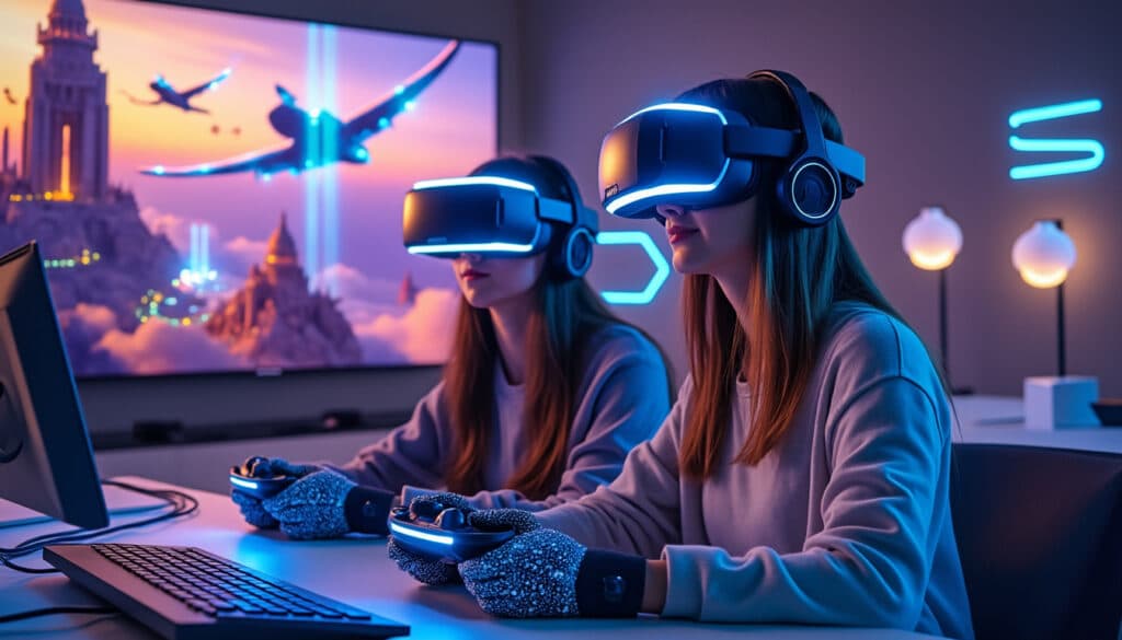 découvrez l'univers captivant des jeux en réalité virtuelle où la coopération prend vie. immergez-vous avec vos amis dans des aventures palpitantes, résolvez des énigmes ensemble et testez vos stratégies dans des environnements immersifs. rejoignez la révolution du jeu collaboratif en vr et vivez des expériences inoubliables!