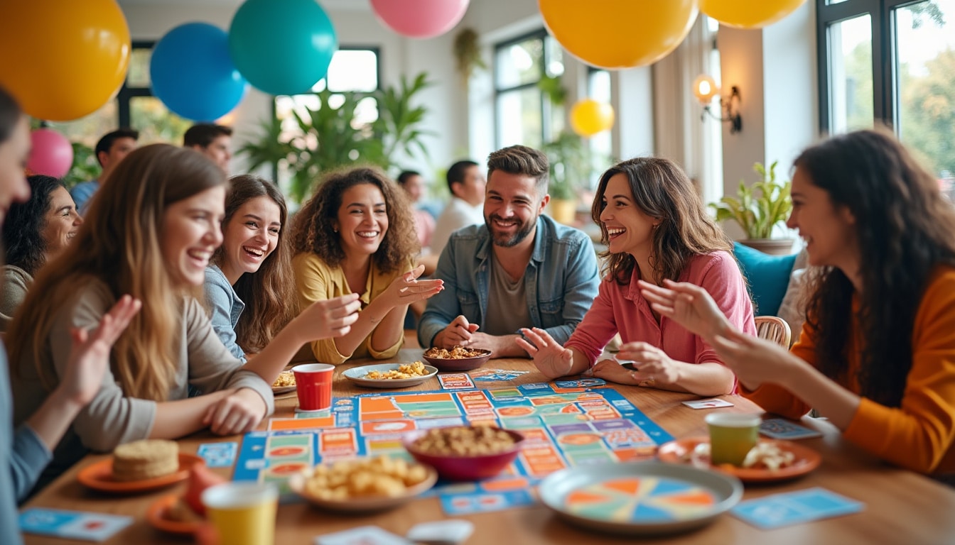 découvrez des idées de jeux amusants et engageants pour animer vos soirées en grands groupes de 8 joueurs et plus. que ce soit pour des occasions spéciales ou des retrouvailles entre amis, trouvez des activités qui renforceront les liens et garantiront des moments inoubliables.