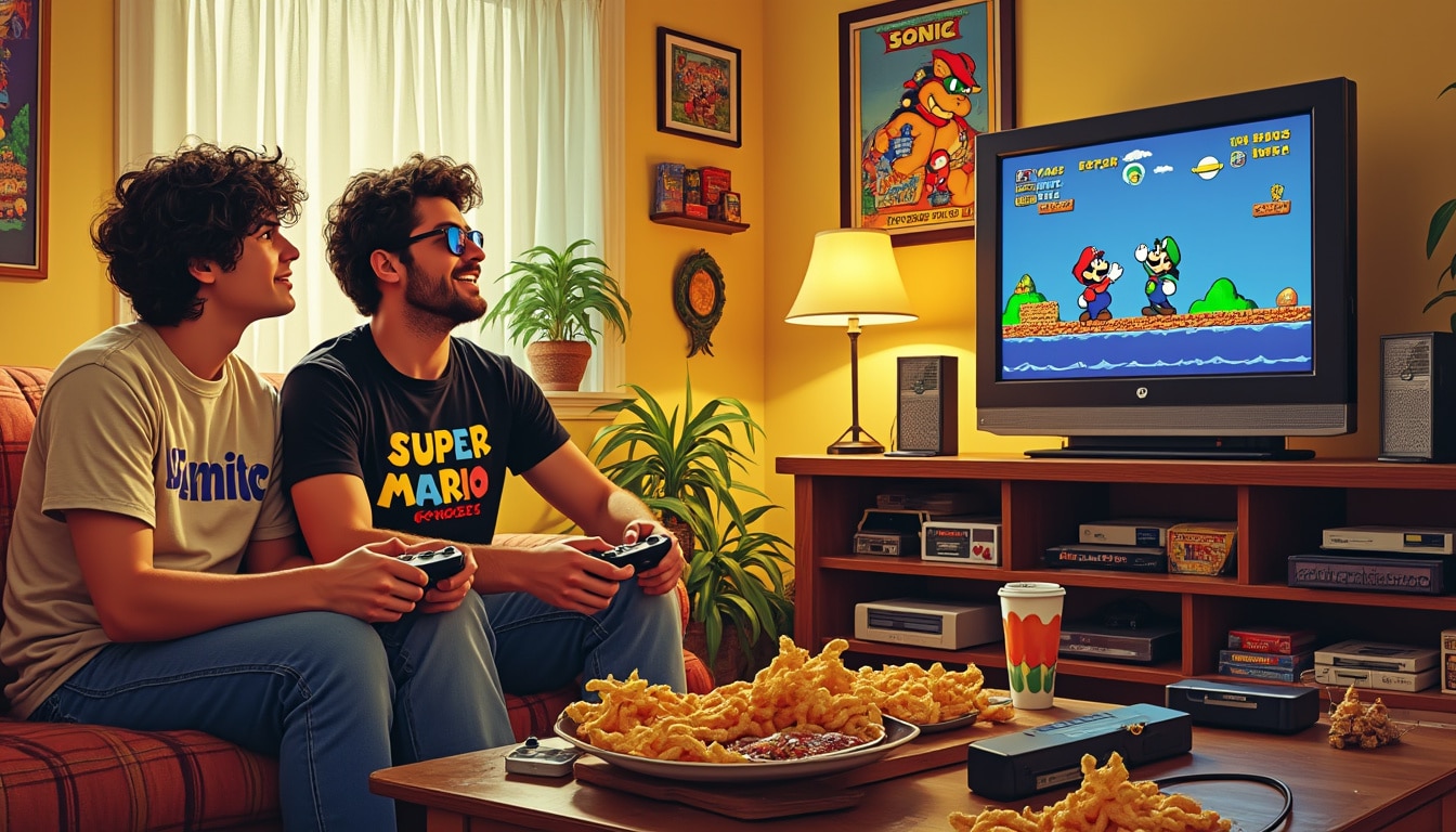 découvrez la magie de la coopération dans les jeux rétro et revivez les moments nostalgiques qui ont marqué votre enfance. plongez dans des univers inoubliables où l'entraide et le plaisir collectif font toute la différence. un voyage dans le temps pour les passionnés de jeux vidéo !