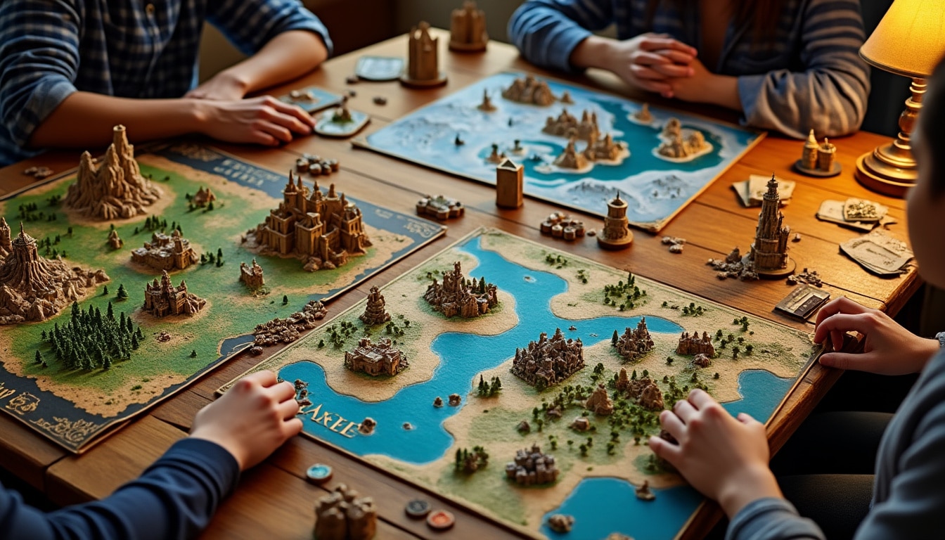 découvrez les meilleurs jeux de plateau qui raviront les passionnés de conquête et de stratégie territoriale. plongez dans des aventures captivantes où chaque mouvement compte et chaque décision façonne votre empire. que vous soyez un stratège aguerri ou un novice, explorez des thèmes variés et des mécaniques de jeu passionnantes qui vous tiendront en haleine.