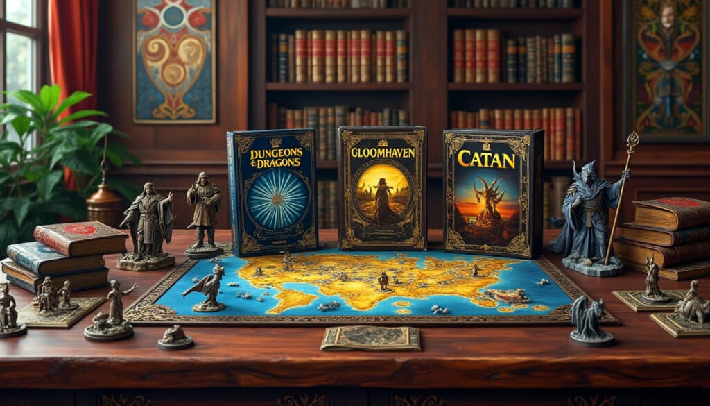 découvrez notre sélection des jeux de société incontournables pour les amateurs de fantasy. plongez dans des mondes enchanteurs, combattez des créatures mythiques et vivez des aventures épiques avec vos amis. idéal pour les soirées en famille ou entre passionnés, ces jeux sauront captiver votre imagination et vous offrir des heures de divertissement.