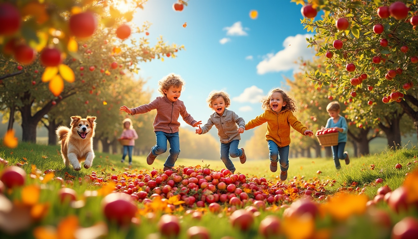 découvrez des idées amusantes et créatives pour profiter de l'automne avec vos proches ! jeux d'extérieur avec les feuilles colorées et les pommes pour s'amuser en famille et savourer la beauté de la saison. inspirez-vous et créez des souvenirs inoubliables!