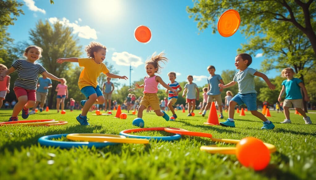 découvrez des idées créatives pour jouer en plein air en détournant du matériel de sport comme des cerceaux et des plots. transformez votre espace extérieur en terrain de jeu amusant, tout en encourageant l'activité physique et le divertissement entre amis ou en famille !