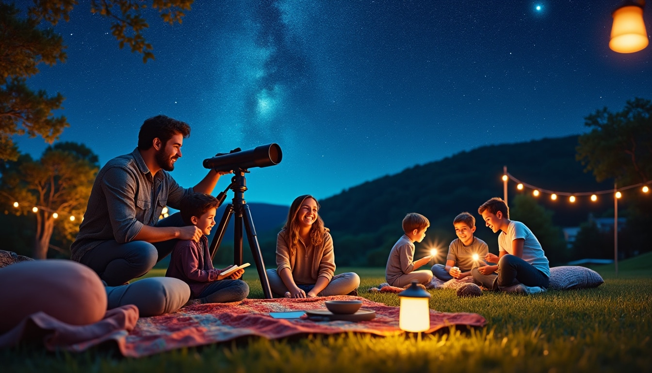 découvrez des jeux de plein air captivants alliant passion pour l'astronomie et diversión! participez à des observations fascinantes des étoiles et des quiz interactifs pour tester vos connaissances tout en vous amusant en pleine nature.