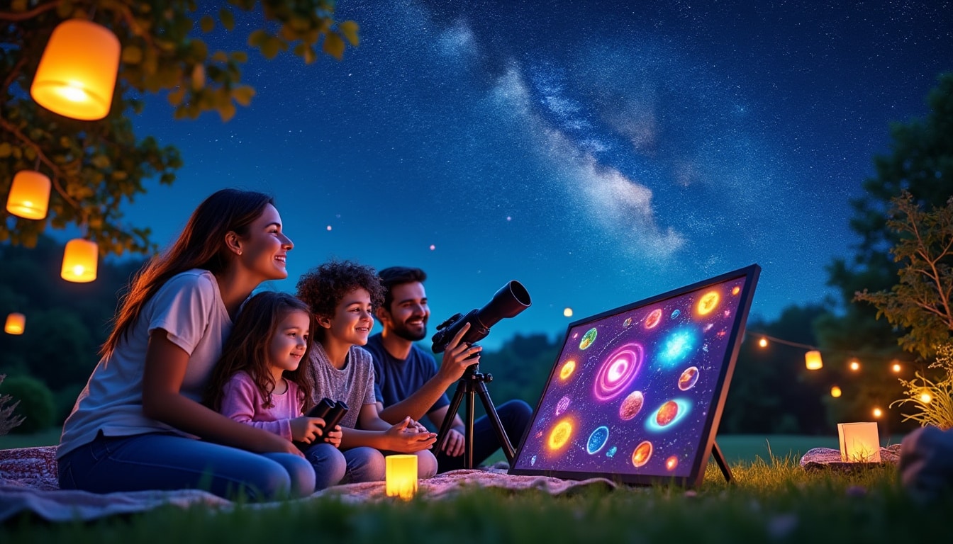 découvrez des jeux de plein air captivants pour les passionnés d'astronomie. participez à des sessions d'observation des étoiles et testez vos connaissances avec des quiz amusants. profitez d'activités éducatives et ludiques en pleine nature, tout en explorant les merveilles de l'univers.
