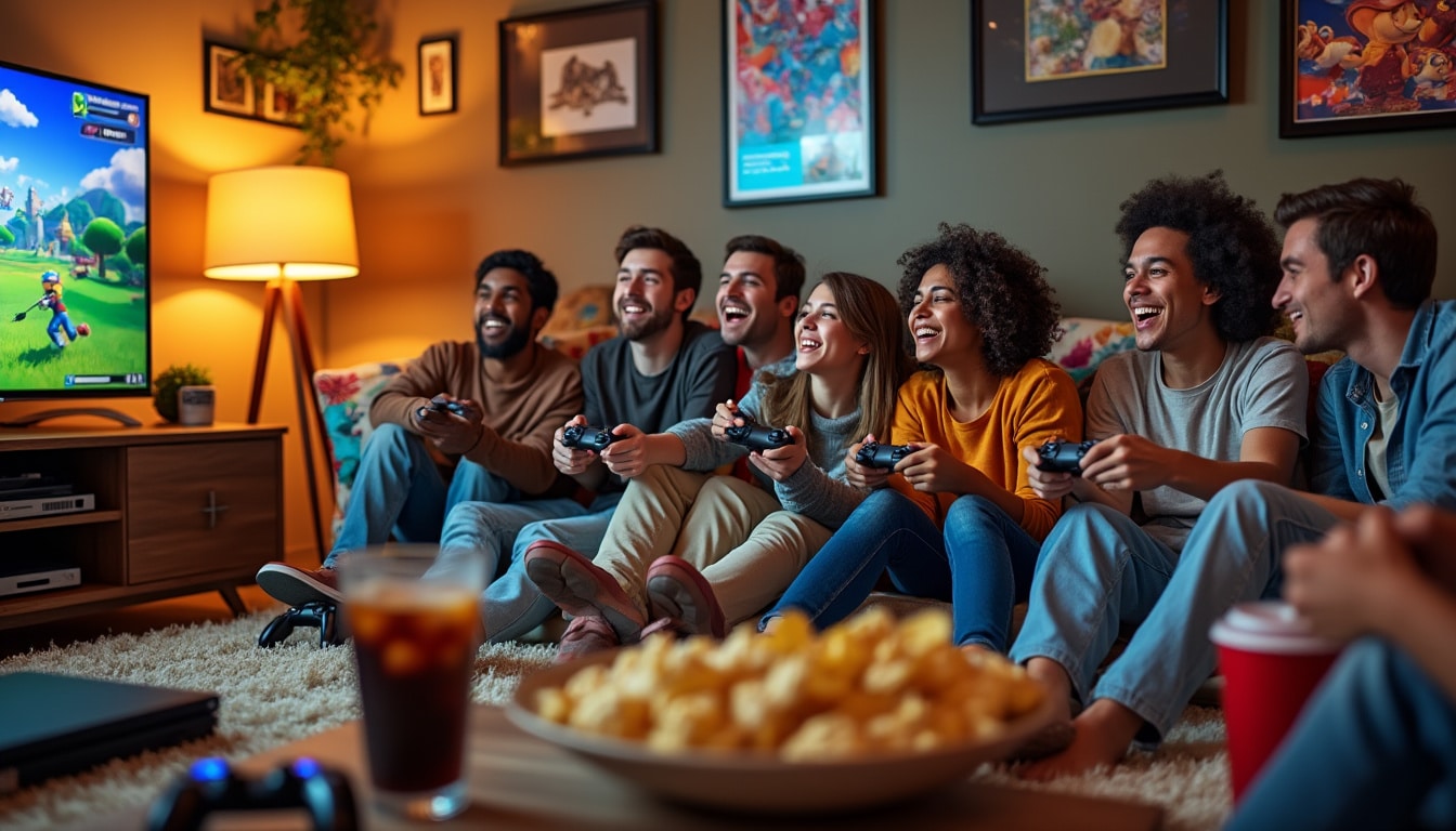 découvrez la renaissance du couch gaming avec notre sélection de jeux coopératifs à partager au salon. revivez l'ambiance des soirées jeux entre amis grâce à des titres innovants et captivants qui réunissent les joueurs autour de la même console. amusez-vous et créez des souvenirs inoubliables dans le confort de votre salon !