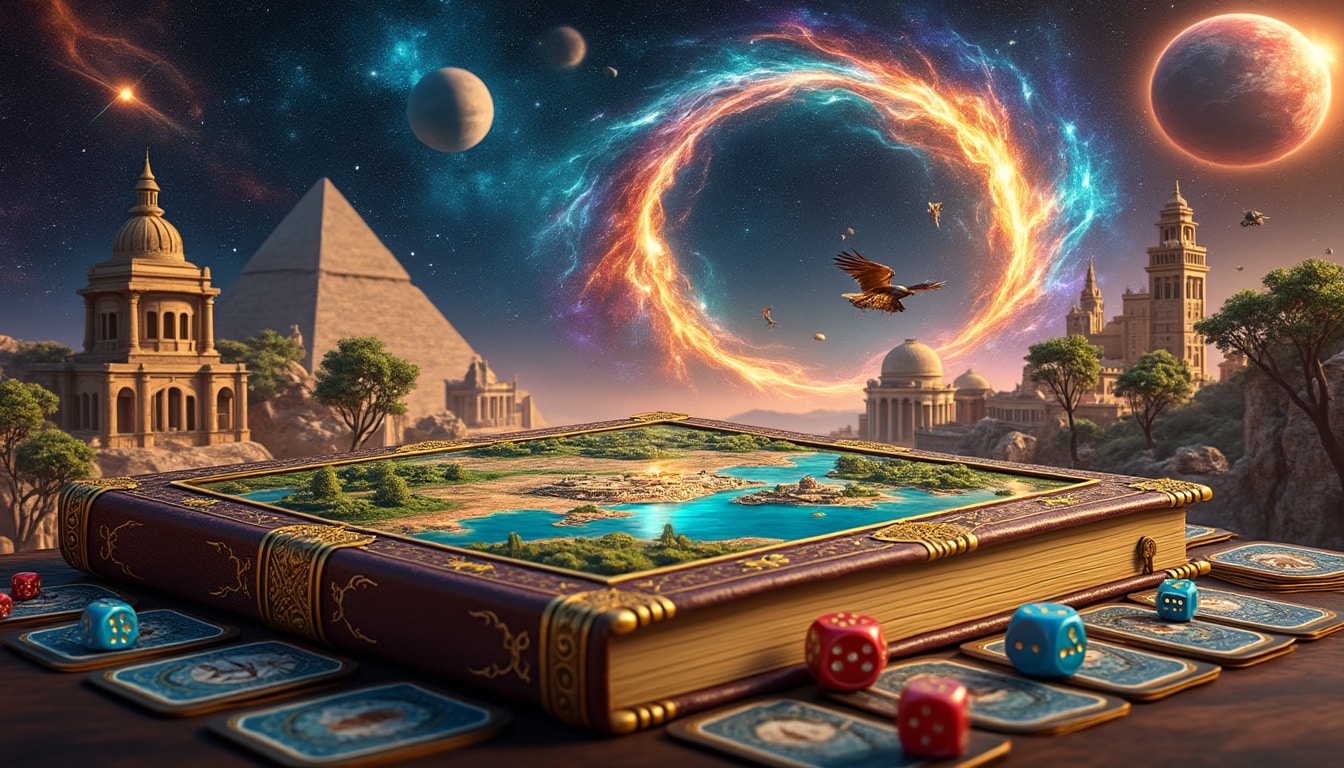 découvrez les jeux de société qui vous transportent à travers le temps et l'espace. plongez dans des univers fascinants, explorez des époques lointaines et vivez des aventures interstellaires tout en vous amusant avec vos proches. idéal pour les passionnés d'histoire et de science-fiction !
