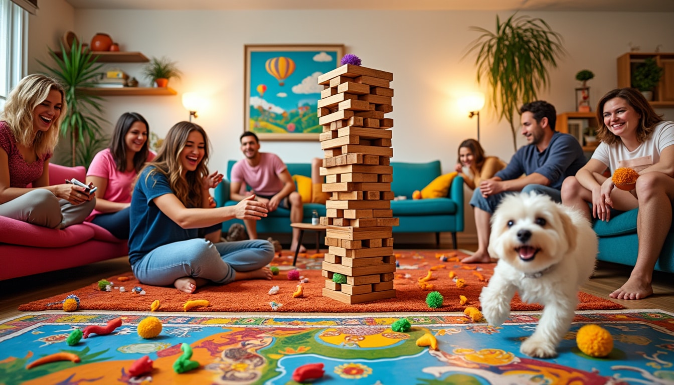 découvrez une sélection amusante de jeux d'intérieur qui vous feront rire aux éclats tout en vous proposant des défis déjantés. idéal pour animer vos soirées entre amis ou en famille, ces jeux promettent des moments inoubliables et pleins de folie.