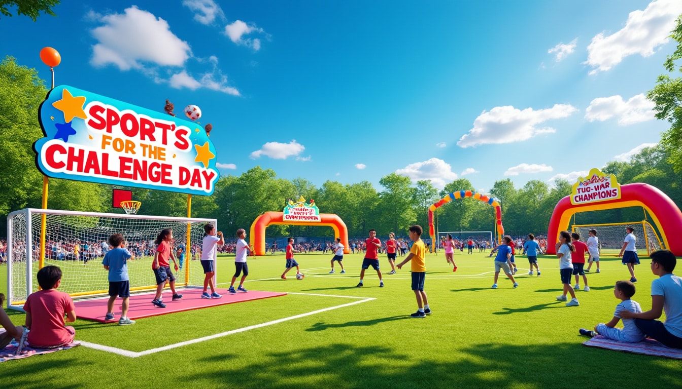 découvrez comment organiser une journée inoubliable de défis sportifs avec des stands extérieurs en rotation. idéal pour renforcer l'esprit d'équipe, cette journée promet des activités variées et amusantes, adaptées à tous les niveaux. encouragez le travail d'équipe et la compétition saine tout en profitant du plein air !