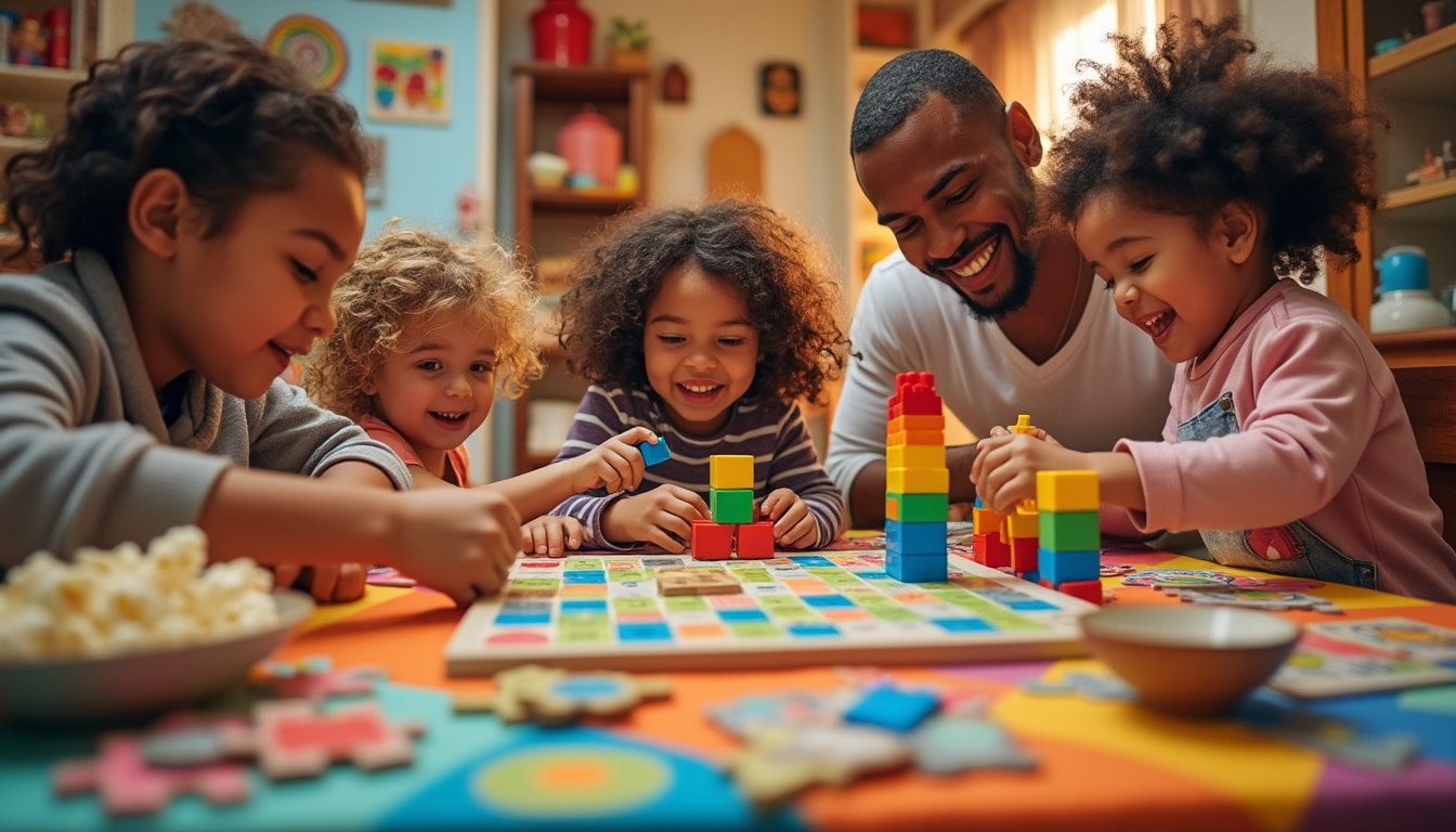 découvrez notre sélection des meilleurs jeux coopératifs adaptés aux enfants et aux parents, parfaits pour partager des moments de complicité en famille. amusez-vous ensemble tout en développant des compétences essentielles dans un cadre ludique et convivial.