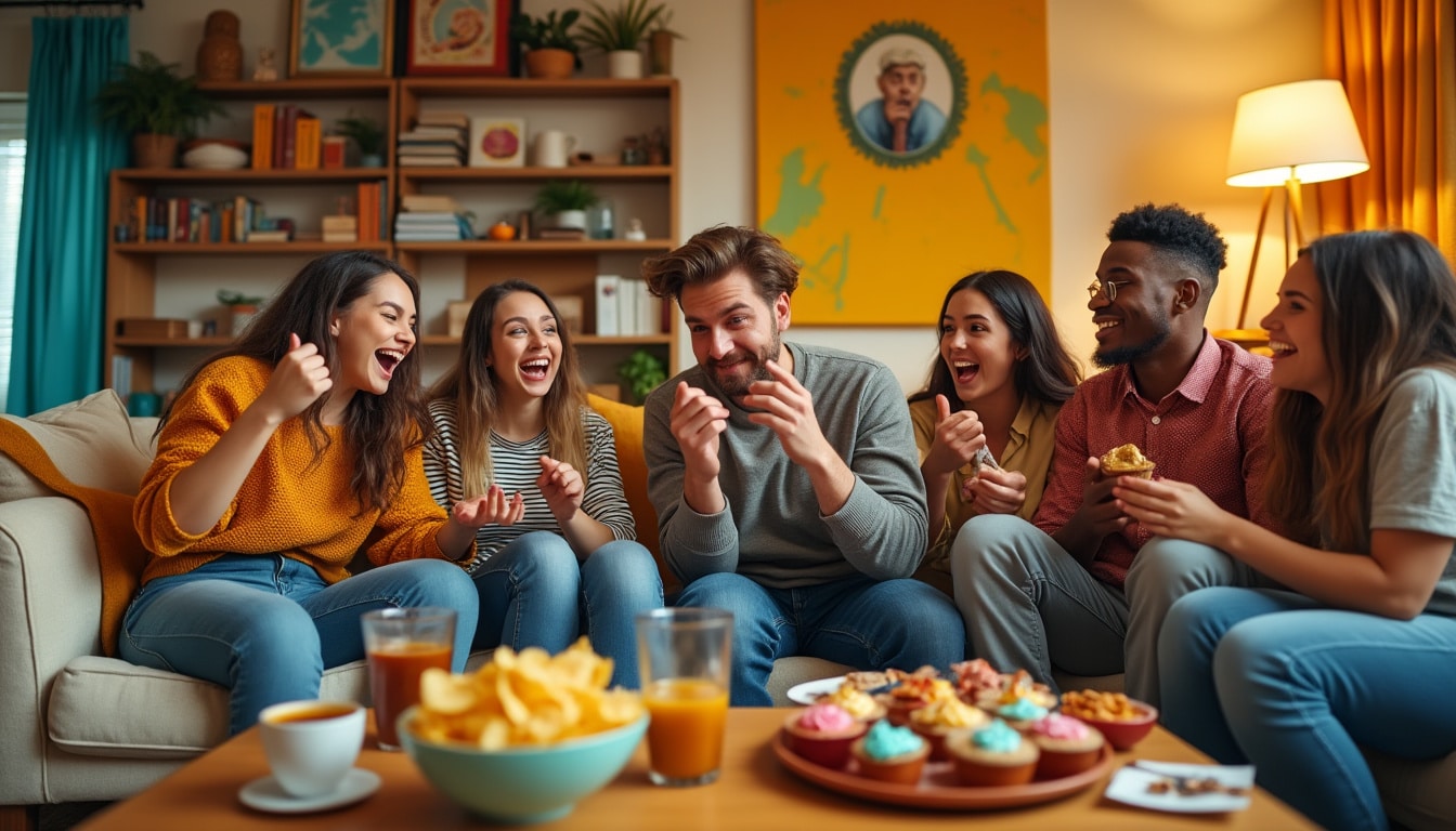 découvrez des jeux de mimes et de devinettes qui promettent une ambiance festive et pleine de rires. parfaits pour animer vos soirées entre amis ou en famille, ces jeux stimuleront votre créativité et mettront à l'épreuve votre capacité à communiquer sans mots. préparez-vous à des moments mémorables et à des fous rires garantis !